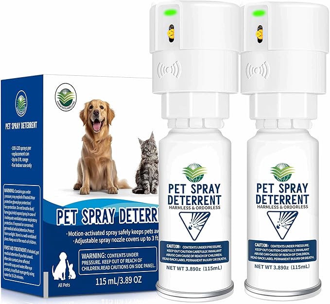 Cat Spray Deterrent System Cat Deterrent Spray, Motion Activated Pet Deterrent by Unknown