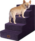 EHEYCIGA Dog Stairs for High Bed 22.5" H, 5-Step Dog Steps for Bed, Pet Steps by EHEYCIGA