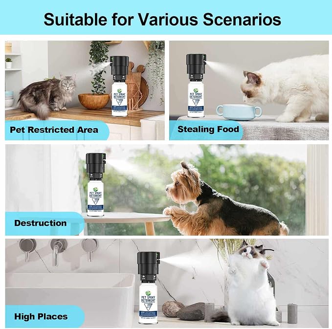 Cat Spray Deterrent System, Pet Deterrent Device Refill, CATSSS Refill Safe - Image 3