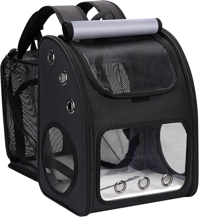 Cat Carrier Backpack, Expandable Pet Carrier Backpack by COVONO