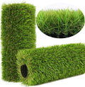 Artificial Grass Rug Outdoor Indoor 14FTX34FT Fake Grass Carpet Green Synthetic by NINXIANG