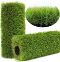 Artificial Grass Rug Outdoor Indoor 15FTX100FT Fake Grass Carpet Green by NINXIANG