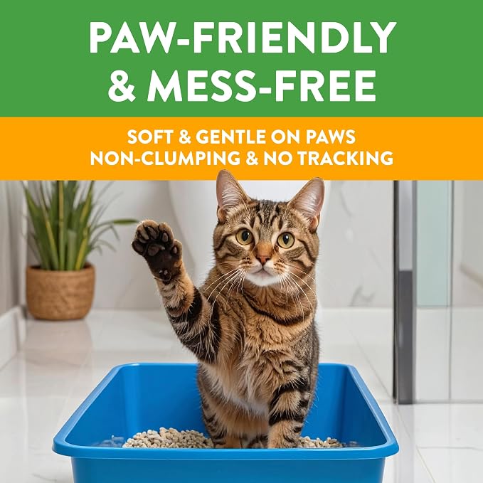 Feline Pine Platinum Non-Clumping Cat Litter 17lb. - Image 4