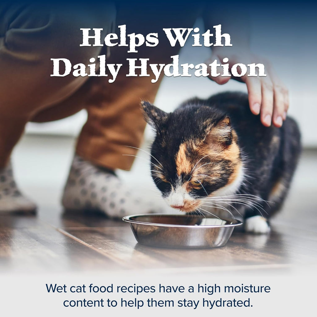 Blue Buffalo Wilderness Rocky Mountain Recipe Flaked Wet Cat Food, Chicken-Free & Grain-Free Recipe, Made with Natural Ingredients, Red Meat in Tasty Gravy, 5.5-oz. Cans (24 Count)