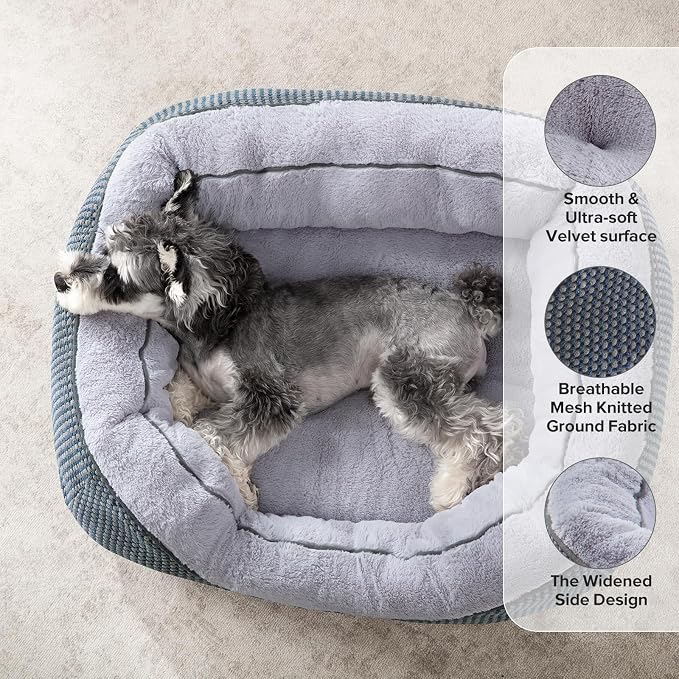 INVENHO Large Dog Beds Large Sized, Washable Orthopedic Warming Soft Sleeping - Image 2