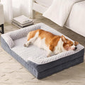 Orthopedic Dog Bed for Medium Dogs, Egg Crate Foam Bed for Medium Dogs by LEXTRO
