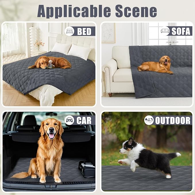 Smiry Waterproof Dog Bed Cover Blanket 30x70, Soft Reversible Pet Blanket - Image 5