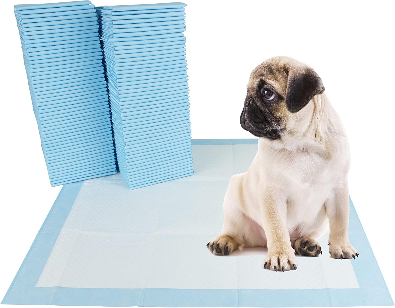 BV Puppy Pads XL 20 Count 28"x34" - Leak-Proof Pee Pads for Dogs with 6-Layer Design, Rapid Dry Sheet & Attractant - Dog Pad Extra Large with Odor Control - Perfect for Big Dogs & Indoor Use