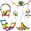 Bird Parakeet Cockatiel Toys, ESRISE Birds Cage Accessories Swing Climbing by ESRISE