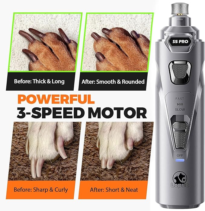Whisper Quiet Dog Nail Grinder - Image 4