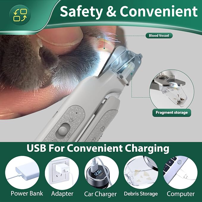 CATPICK 2-in-1 Cat Nail Clippers & Dog Nail Clippers Trimmers - Image 4