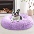 JOLLYVOGUE Calming Dog Beds Large Sized Dog, 36in Donut Washable Large Pet Bed by JOLLYVOGUE