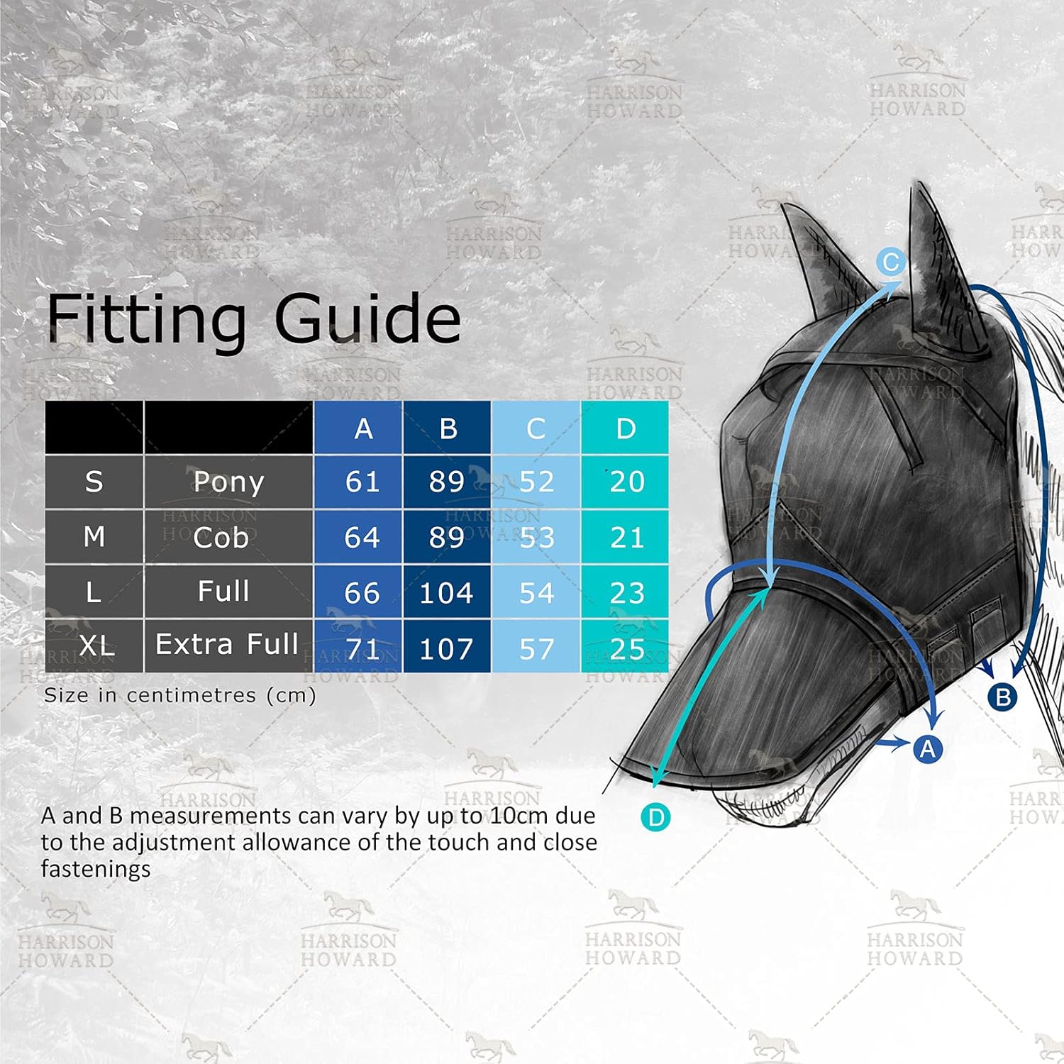 Harrison Howard LumiVista Horse Fly Mask Standard with Ears UV Protection for Horse Leopard Print XL Extra Full