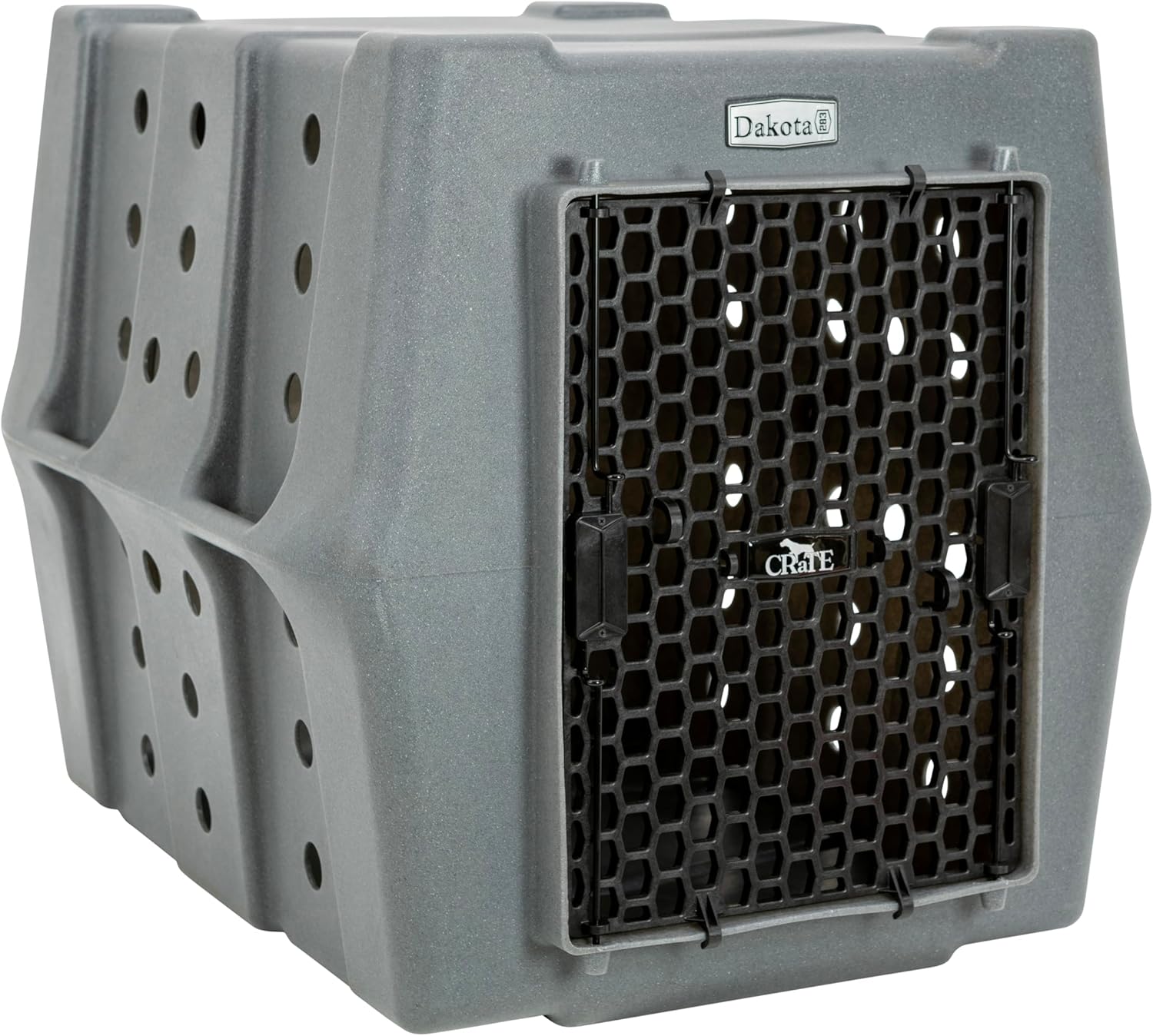 Dakota 283 Crate - Canine Rough and Tough Economy Kennel (Dark Granite, Intermediate)