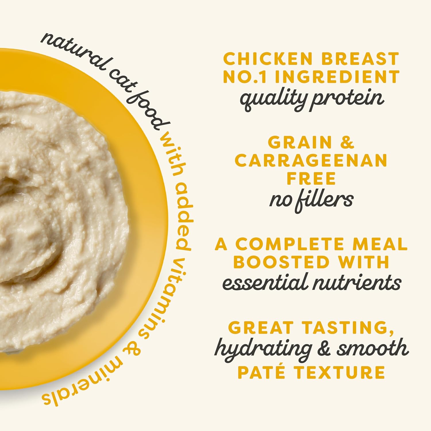 Applaws Vitality Wet Cat Food Paté, Natural Canned Cat Food, Wet Food for Cats with Added Vitamins and Minerals, Grain Free, Carrageenan Free, Chicken Breast (24 Count, 5.5oz Cans)