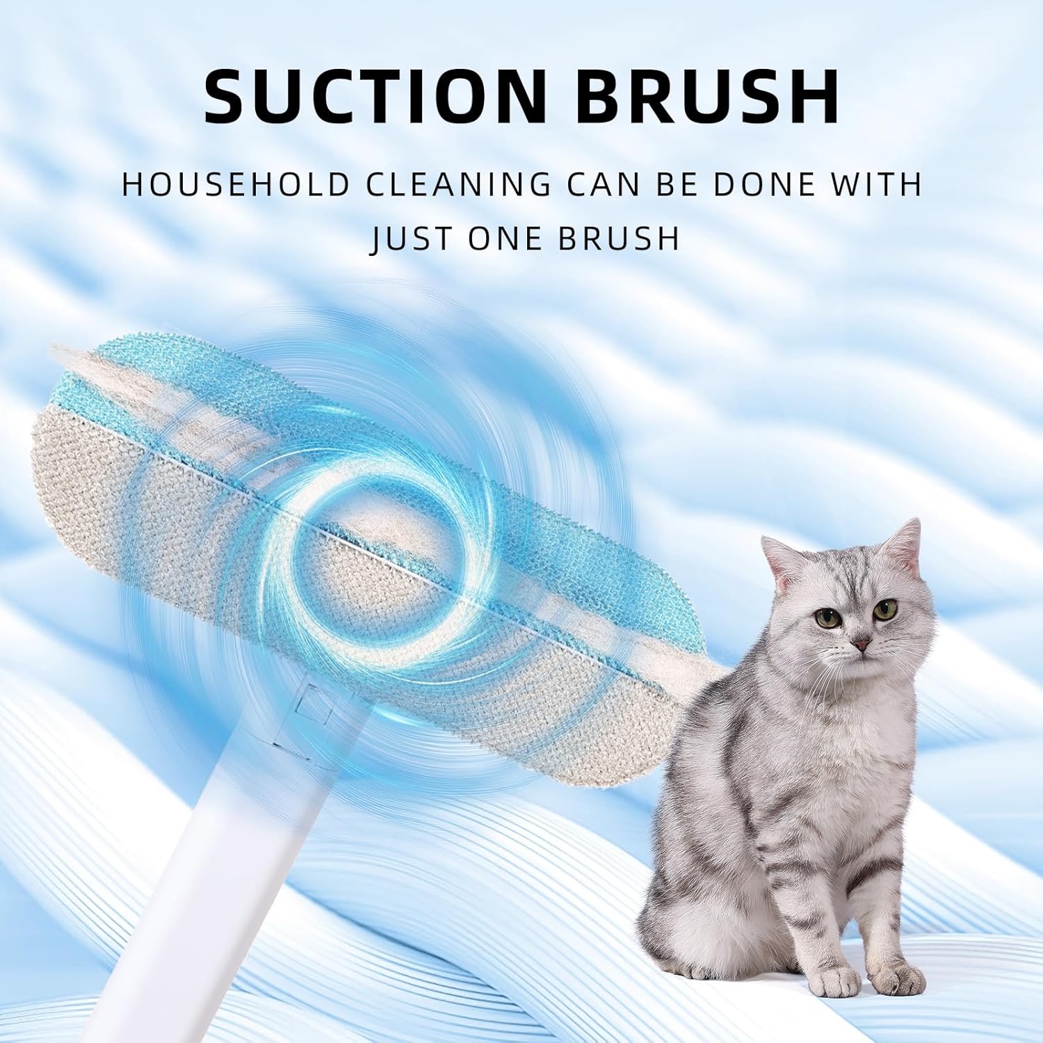 4-in-1 Pet Deshedding Tool for Cats and Dogs, a Multi-Functional pet Hair Remover. This extendable Dog and cat Hair Removal Brush is Suitable for Furniture, Sofas, and Carpets