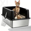 WoofiGo Stainless Steel Cat Litter Box by CatLitterBox