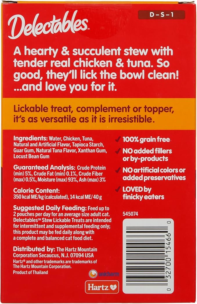 Delectables Lickable Treat Stew Chicken & Tuna, Food Topper, Grain-Free - Image 7
