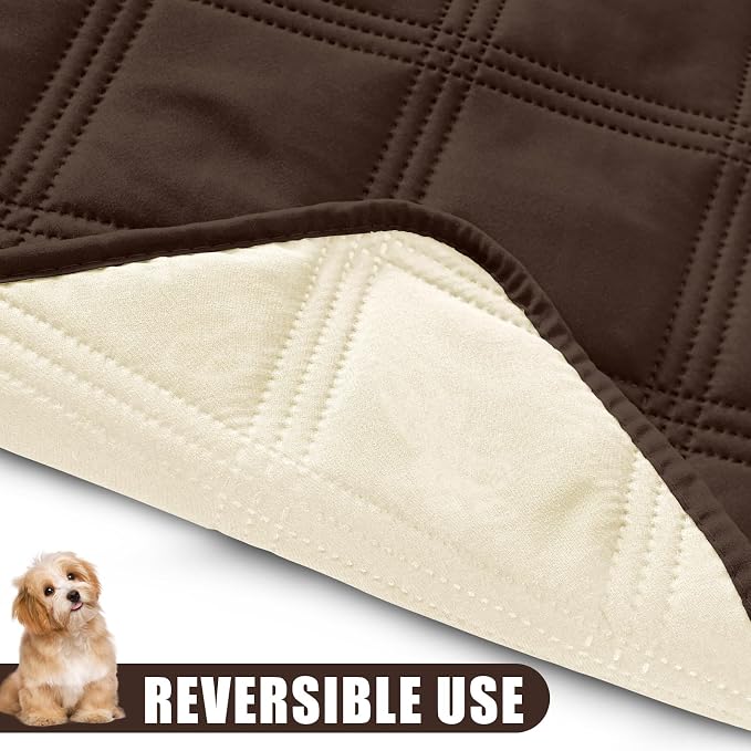 Smiry Waterproof Dog Bed Cover Blanket 40x80, Soft Reversible Pet Blanket - Image 3