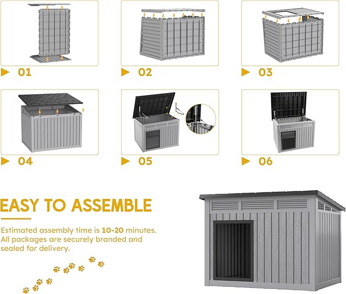 Fancyango Dog House for Indoor & Outdoor Use - Image 5