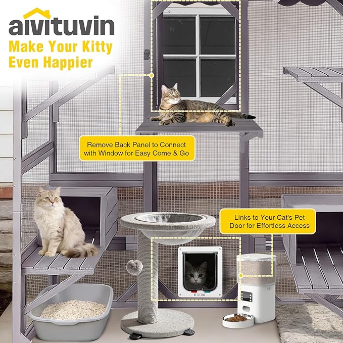 Aivituvin Catio Outdoor Cat Enclosure - Image 3