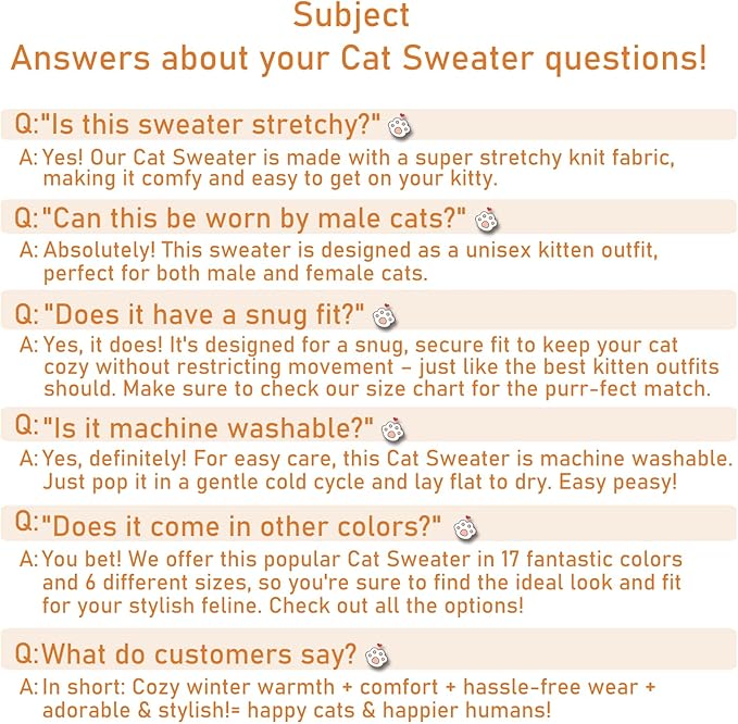 Cat Sweater Keep Your Pets Cozy, 16 Color Turtleneck Knitted Sleeveless Cat - Image 2