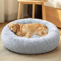JOLLYVOGUE Calming Dog Beds Extra Large Sized Dog, 45in Donut Washable Large by JOLLYVOGUE