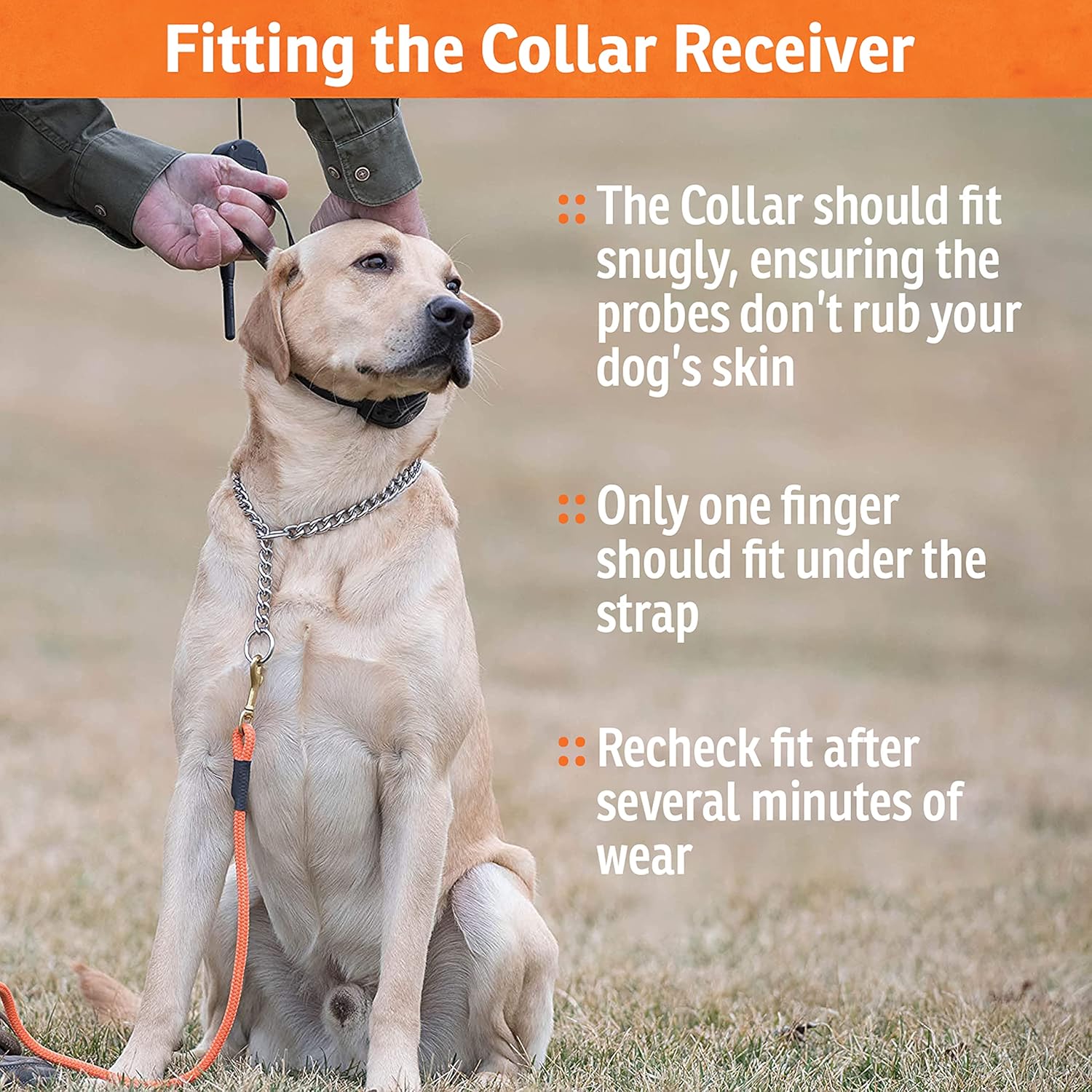 SportDOG Brand FieldTrainer 425X Remote Trainer - 500 Yard Range - Rechargeable Dog Training Collar with Static, Vibrate, and Tone - SD-425X
