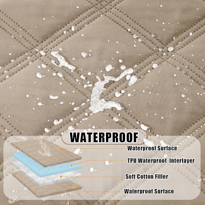 Smiry Waterproof Dog Bed Cover Blanket 40x80, Soft Reversible Pet Blanket - Image 2