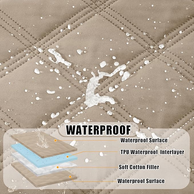 Smiry Waterproof Dog Bed Cover Blanket 40x70, Soft Reversible Pet Blanket - Image 2