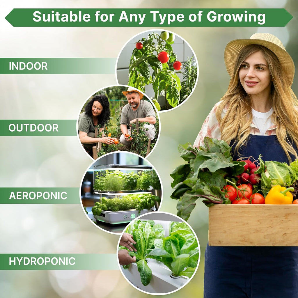Organo Republic 25 Winter Vegetable & Herb Garden Seeds Variety Pack for Outdoors & Indoor Home Gardening 22,840+ Non-GMO Heirloom Seeds Broccoli Beet Carrot Cabbage Radish Pea Mint Thyme Parsley