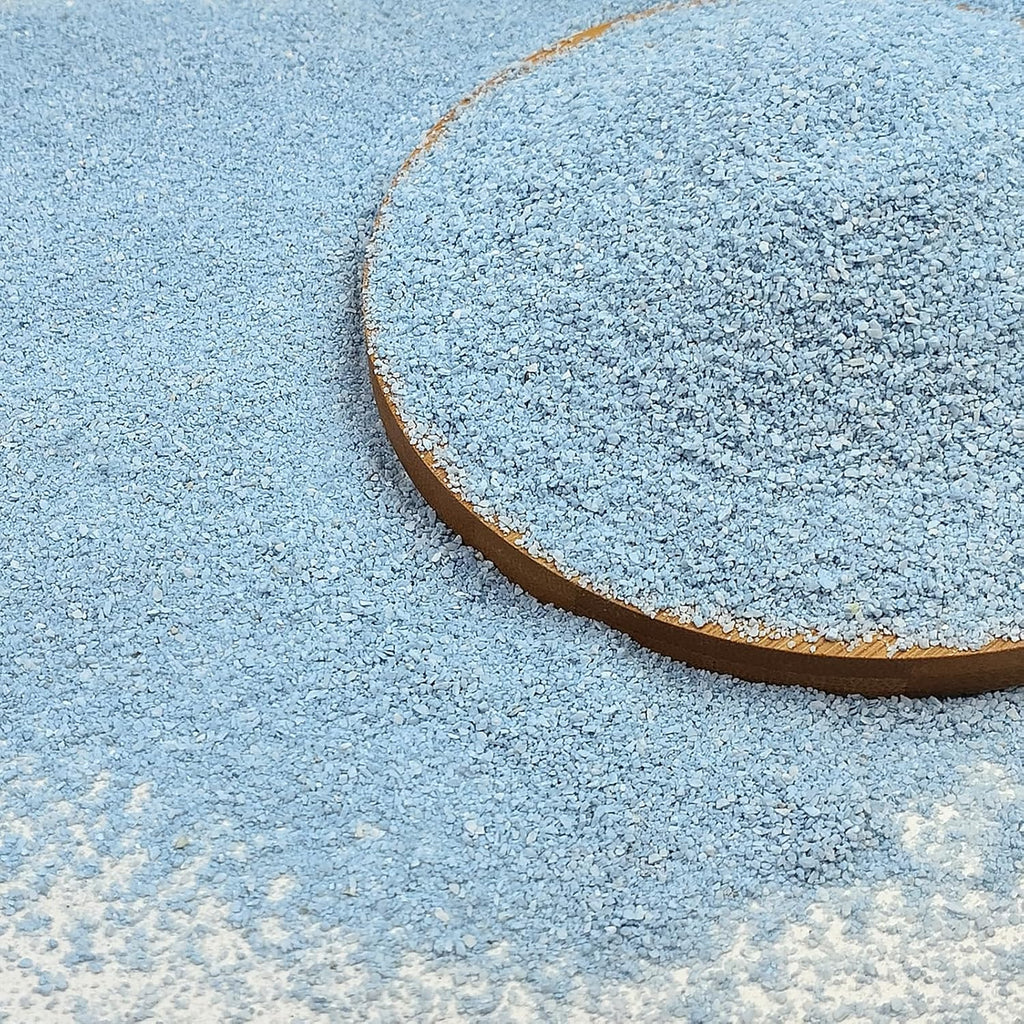 10 lbs Blue Sand Aquarium Substrate, 0.4-0.8 mm Decorative Sand for Aquarium, Fish Tank, Paintings, Candle, Vase, Wedding Ceremony, Arts Crafts and Bowl Fillers