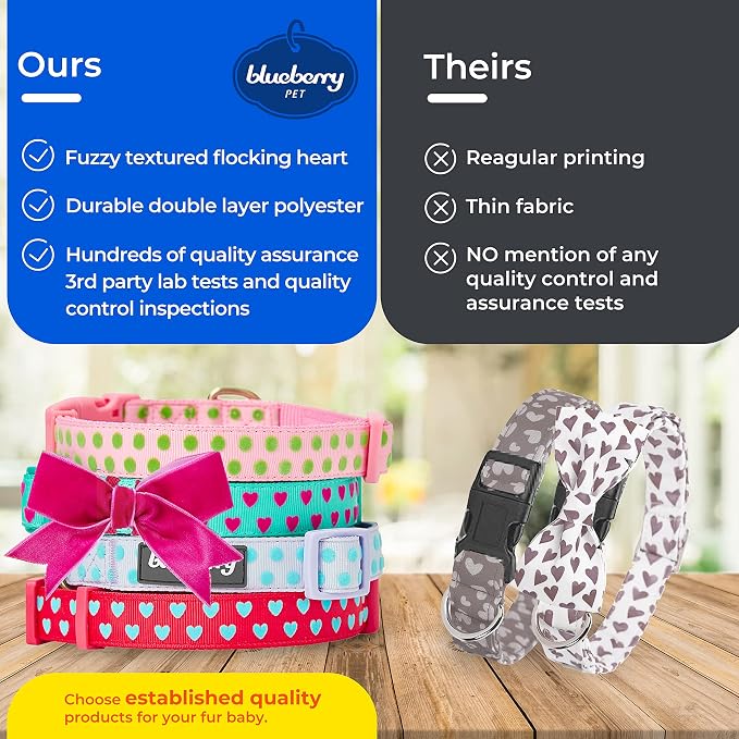 Blueberry Pet Adjustable Flocking Dog Collar - Image 7