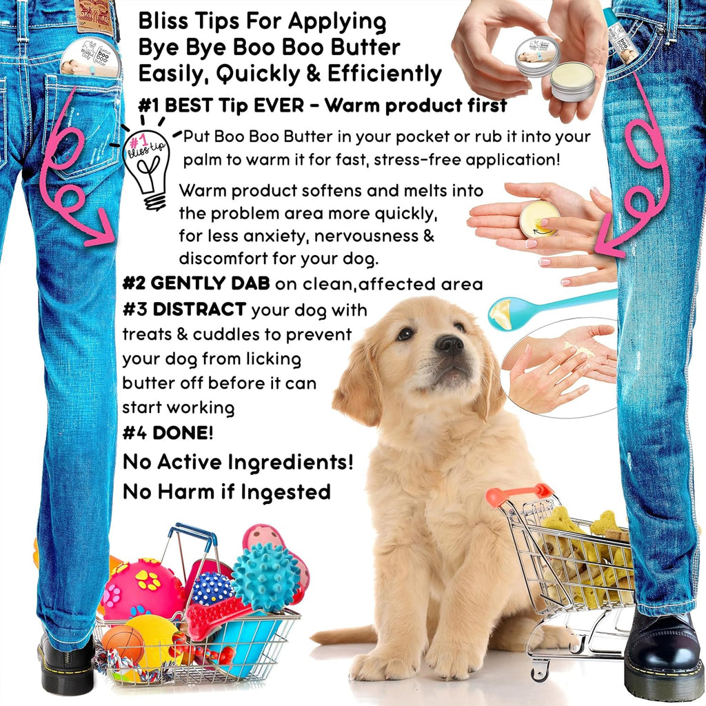 The Blissful Dog Staffordshire Pitbull Terrier Boo Boo Butter, 1-Ounce