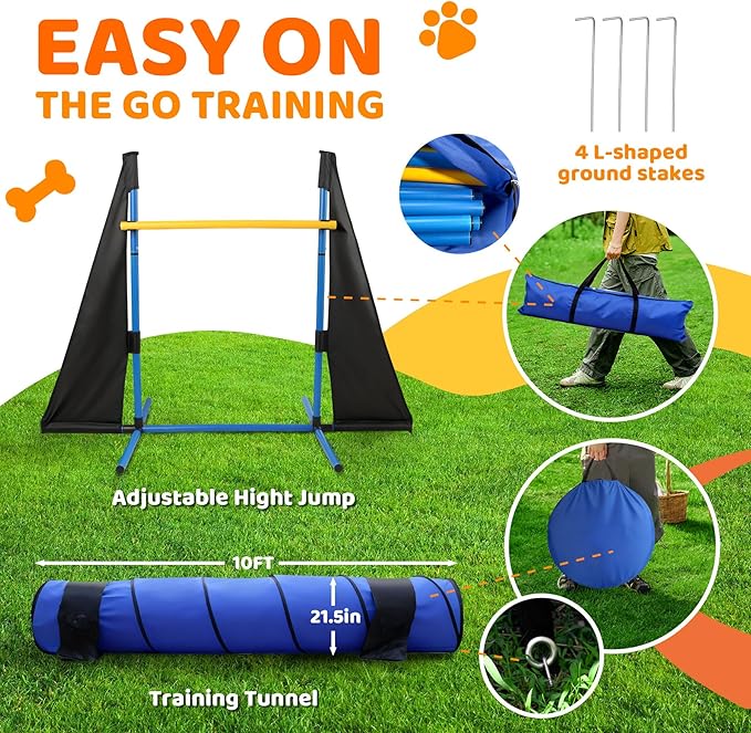 Dog Agility Course Backyard Set - Image 3