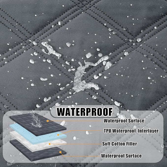 Smiry Waterproof Dog Bed Cover Blanket 40x80, Soft Reversible Pet Blanket - Image 2