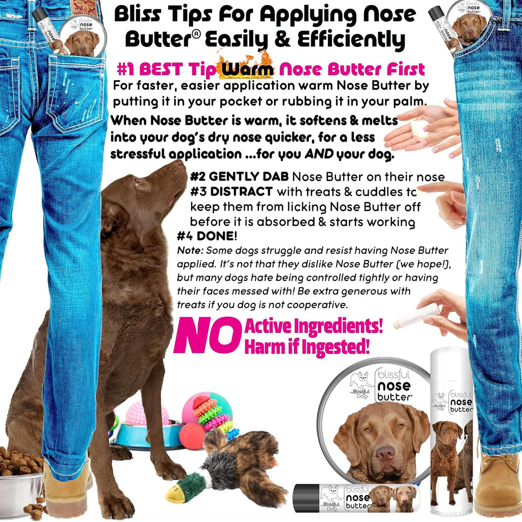 The Blissful Dog Chesapeake Bay Retriever Unscented Nose Butter, 8-Ounce
