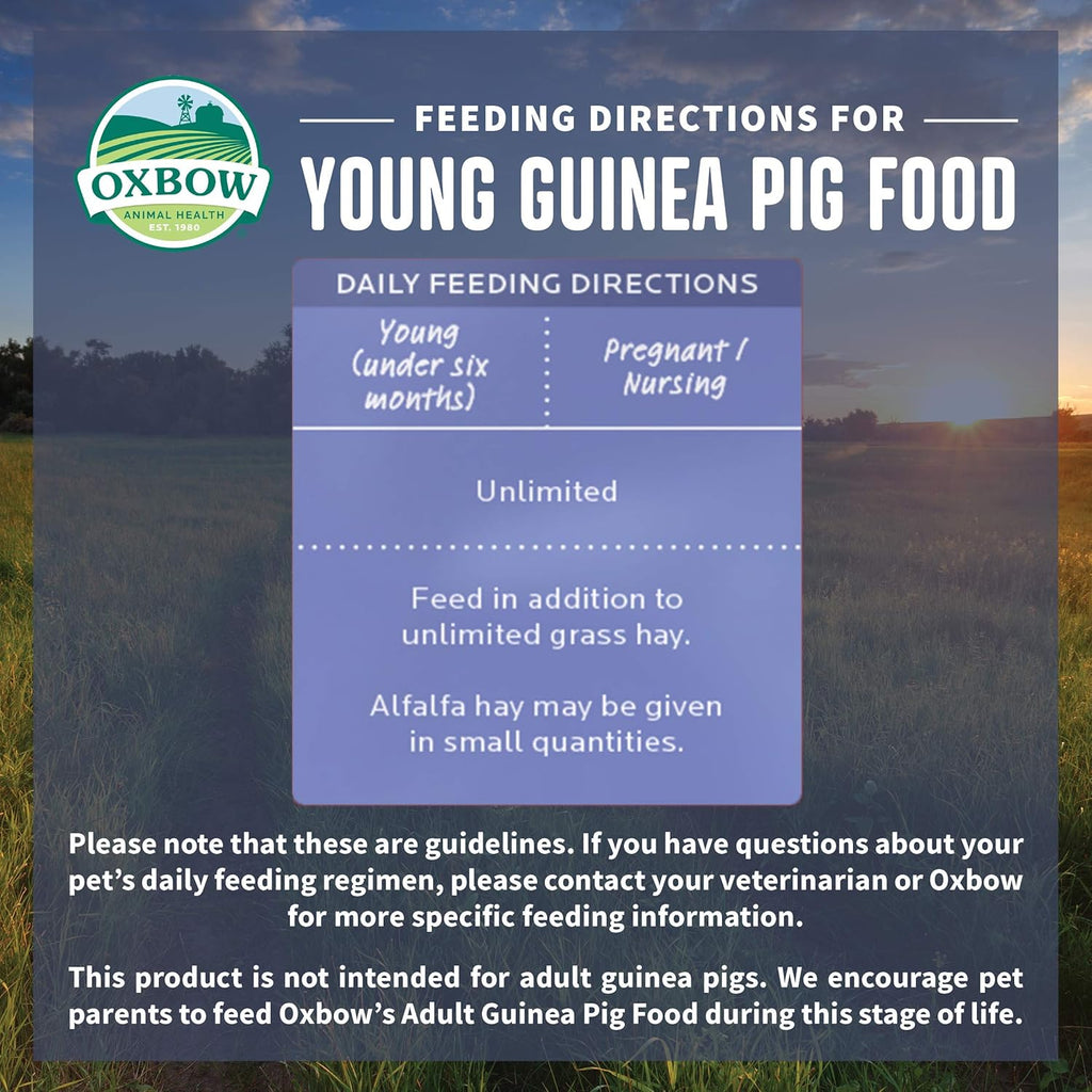 Oxbow Essentials Young Guinea Pig Food - 25 lb.