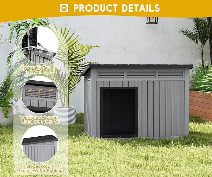 Fancyango Dog House for Indoor & Outdoor Use - Image 3