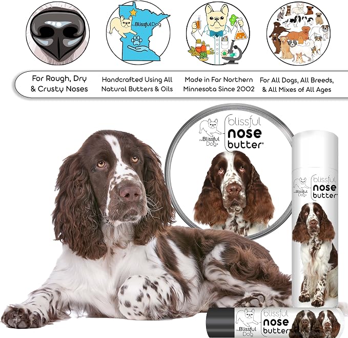 The Blissful Dog Springer Spaniel Unscented Nose Butter - Image 3