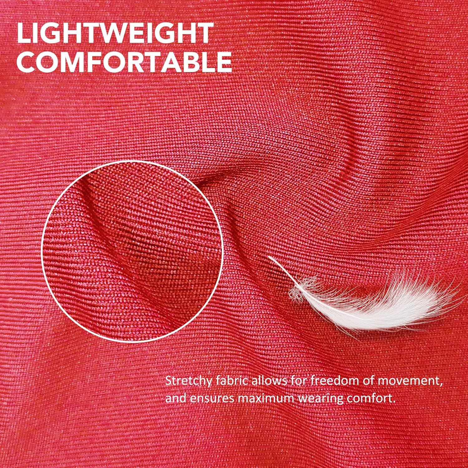 Harrison Howard Super Comfort Stretchy Fly Mask Large Eye Space with UV Protection Soft on Skin with Breathability Lava Red L