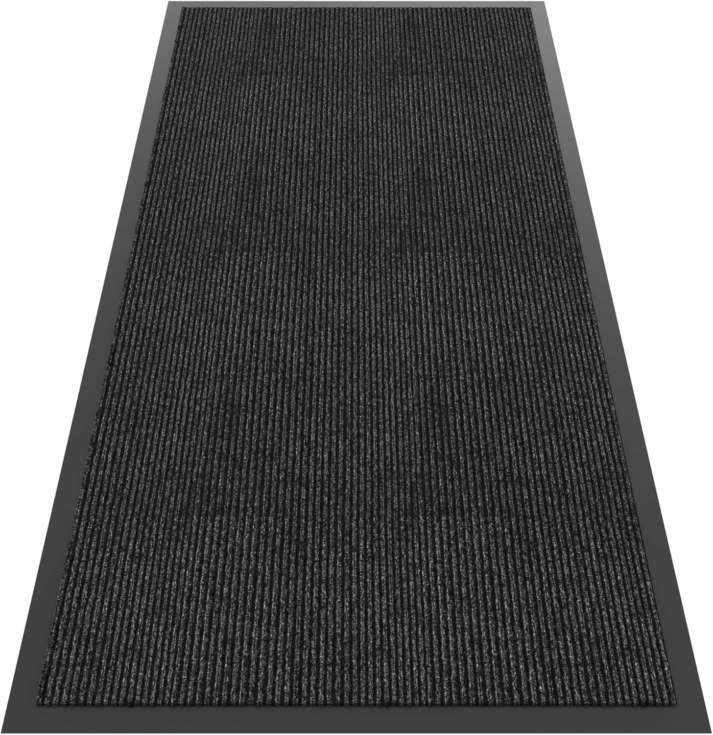 Front Door Mat, 4'x8' Indoor Outdoor Door Mat, Commercial Industrial Entrance Doormat, Heavy Duty Welcome Mat, Rubber Backing Non Slip Doormat for Entryway