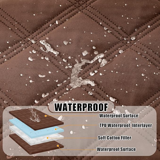 Smiry Waterproof Dog Bed Cover Blanket 30x70, Soft Reversible Pet Blanket - Image 2