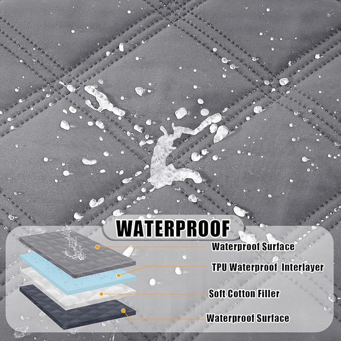 Smiry Waterproof Dog Bed Cover Blanket 30x70, Soft Reversible Pet Blanket - Image 2