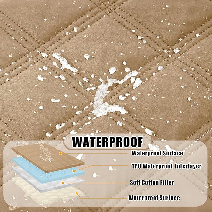 Smiry Waterproof Dog Bed Cover Blanket 30x53, Soft Reversible Pet Blanket - Image 2