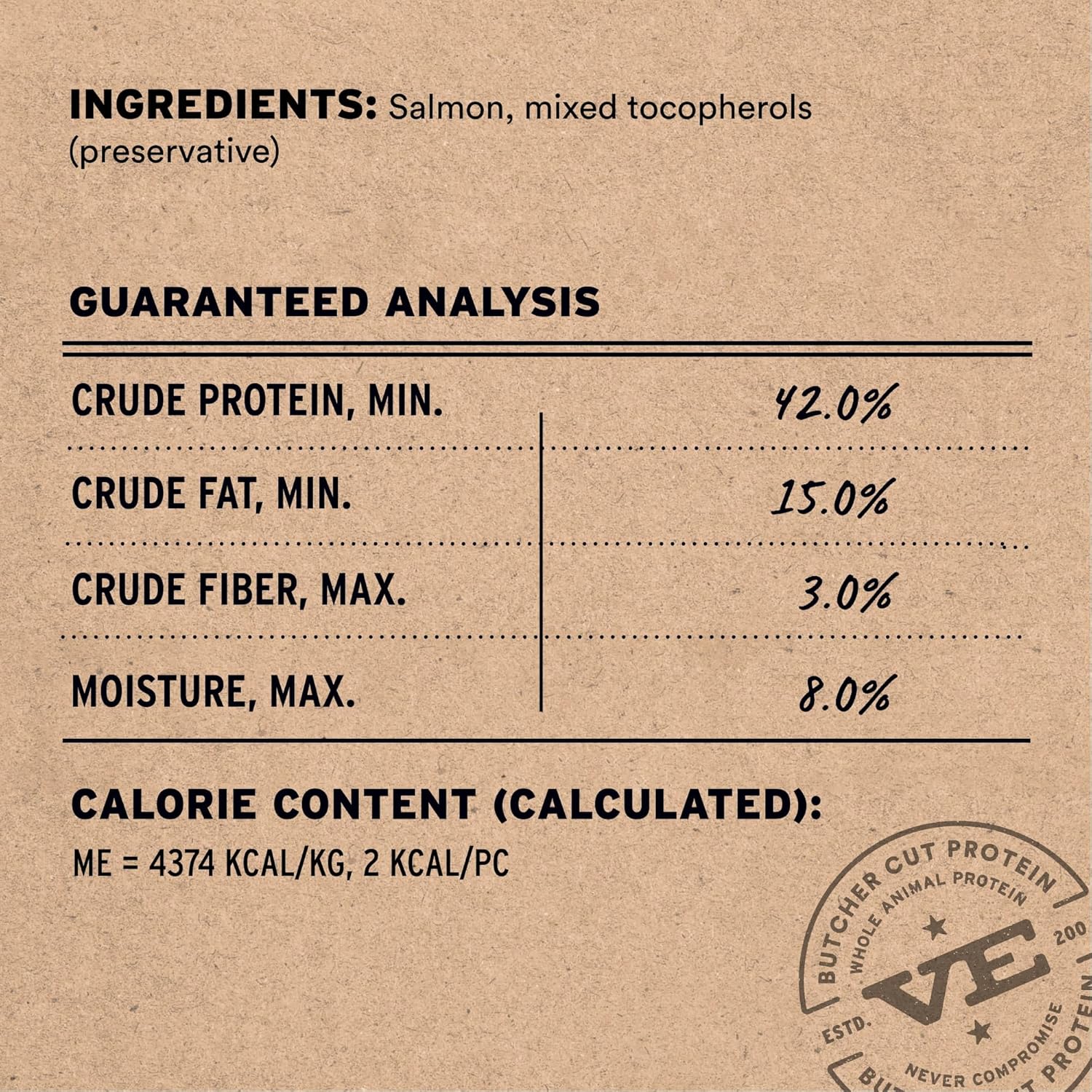 Vital Essentials Salmon Bites Dog Treats, 2.5 oz | Freeze-Dried Raw | Single Protein | Premium Quality High Protein Training Treats | Grain Free, Gluten Free, Filler Free