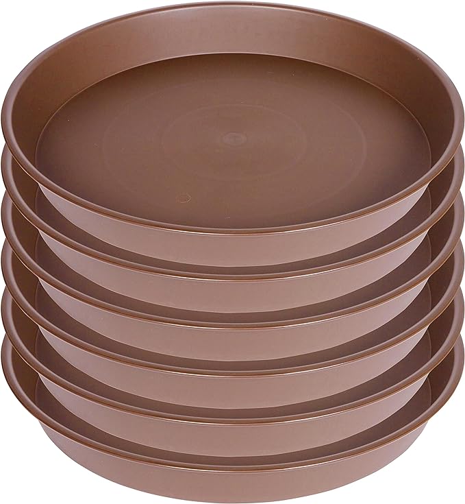 2 Pack of 8 inch Plant Saucer Clear, Heavy Duty Plastic Plant Water Tray 8 inch - Image 8
