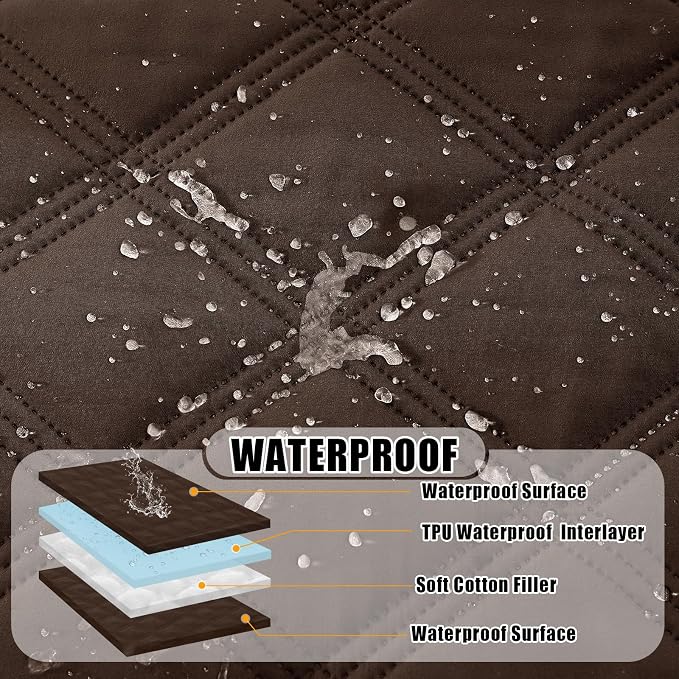 Smiry Waterproof Dog Bed Cover Blanket 30x70, Soft Reversible Pet Blanket - Image 2