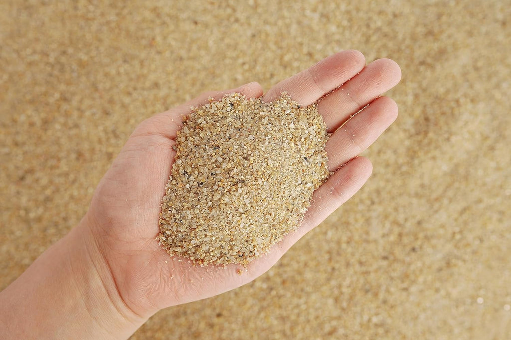 LANDEN Namale Aquarium Sand 44 lbs(12L), Super Natural for Aquarium Landscaping, Cosmetic Sand for Plant Tank, Fine Grain Natural Color River Sand for Freshwater or Blackwater Biotope Tank