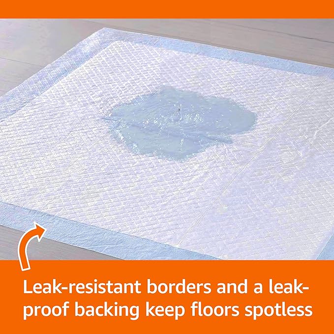 Amazon Basics Scented Dog and Puppy Potty Training Pee Pads, 5-Layer Leak-Proof - Image 3